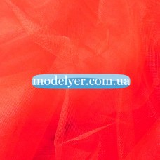 Ткань Фатин средней жесткости (красный)